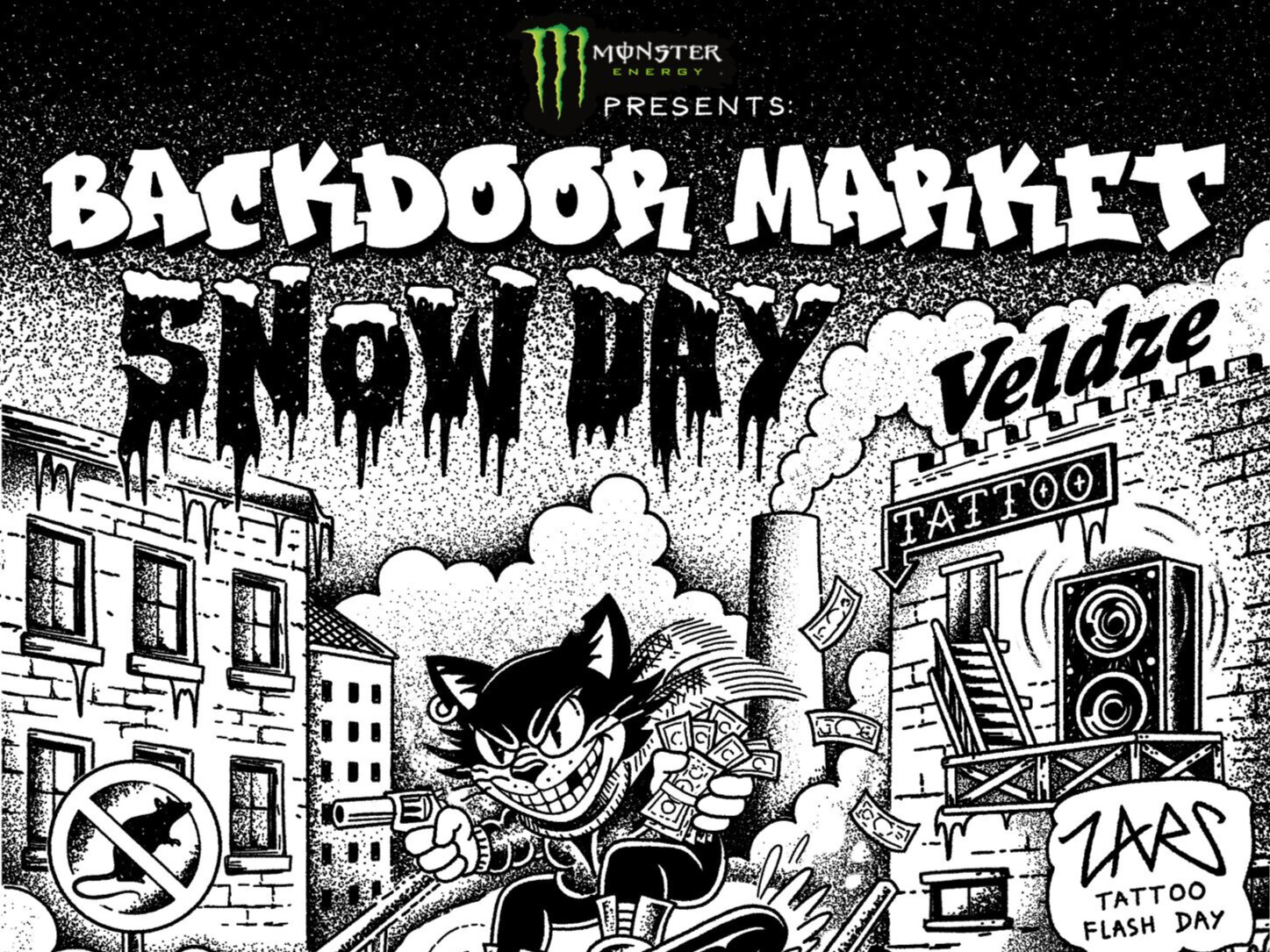 Rīgas centrā uz vienu dienu taps sniega parks: “Backdoor Market Snow Day”, kas apvienos snovbordu, frīstailu un pilsētas kultūru